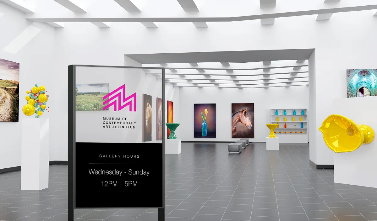 MoCA Arlington event signage
