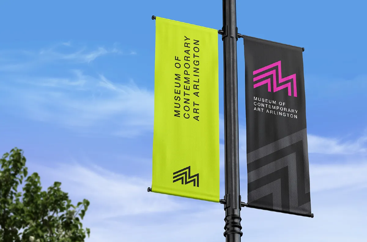 MoCA Arlington street banners